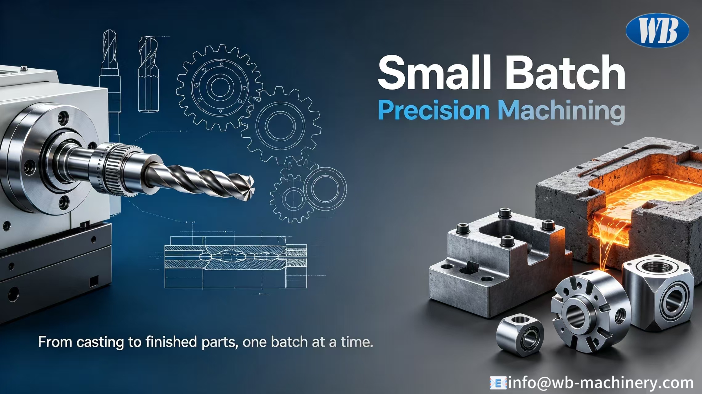Custom Casting Combined with Precision Machining for Small Batch Orders